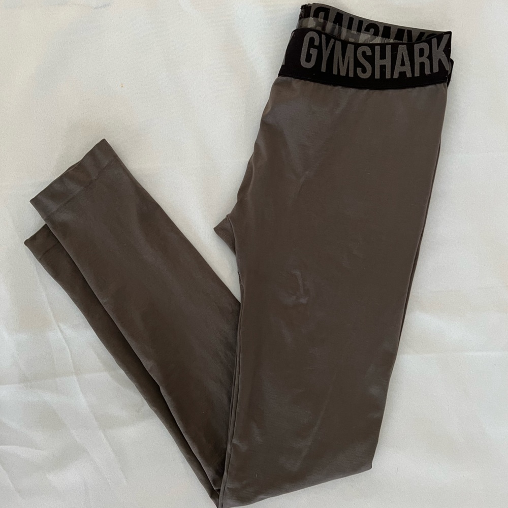Gray GYMSHARK women’s athletic leggings pants | SMALL